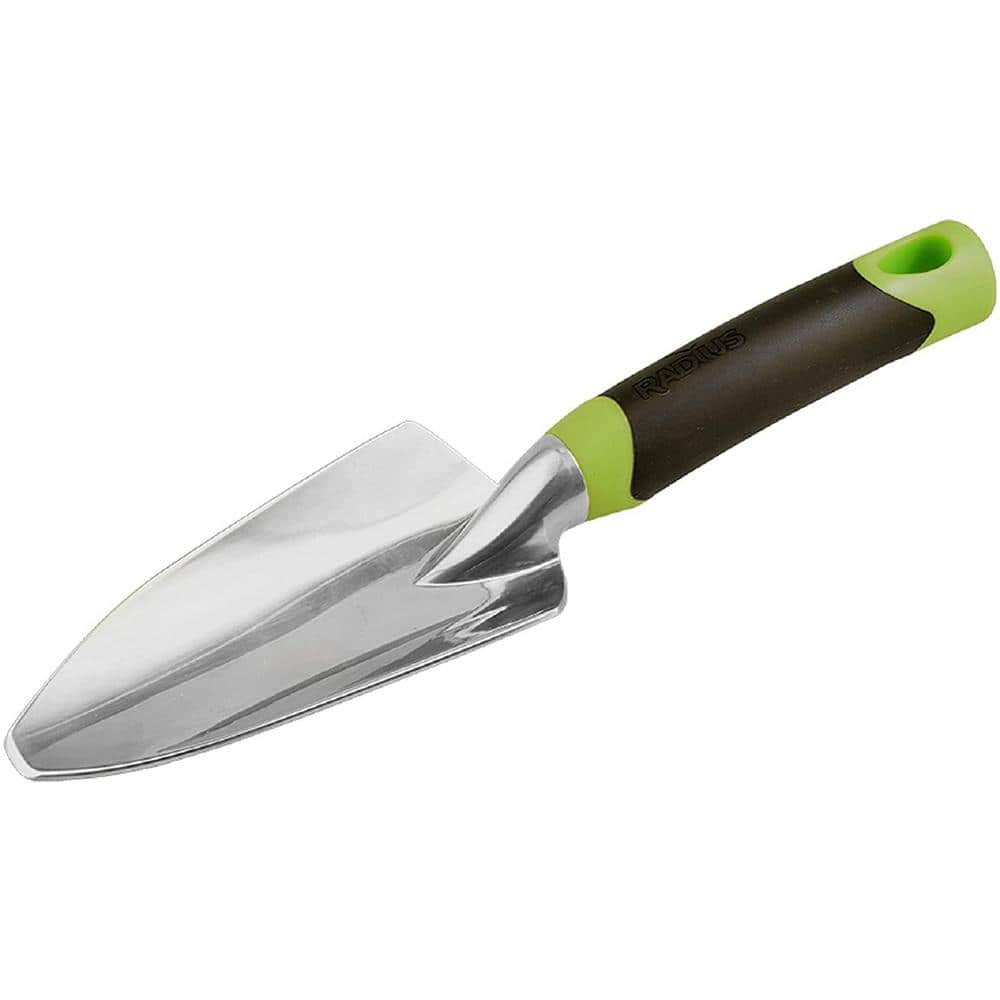 Radius Garden Hand Trowel, Forged High-Carbon Steel Blade with Ash Handle, 12 Inch, for Planting and Transplanting